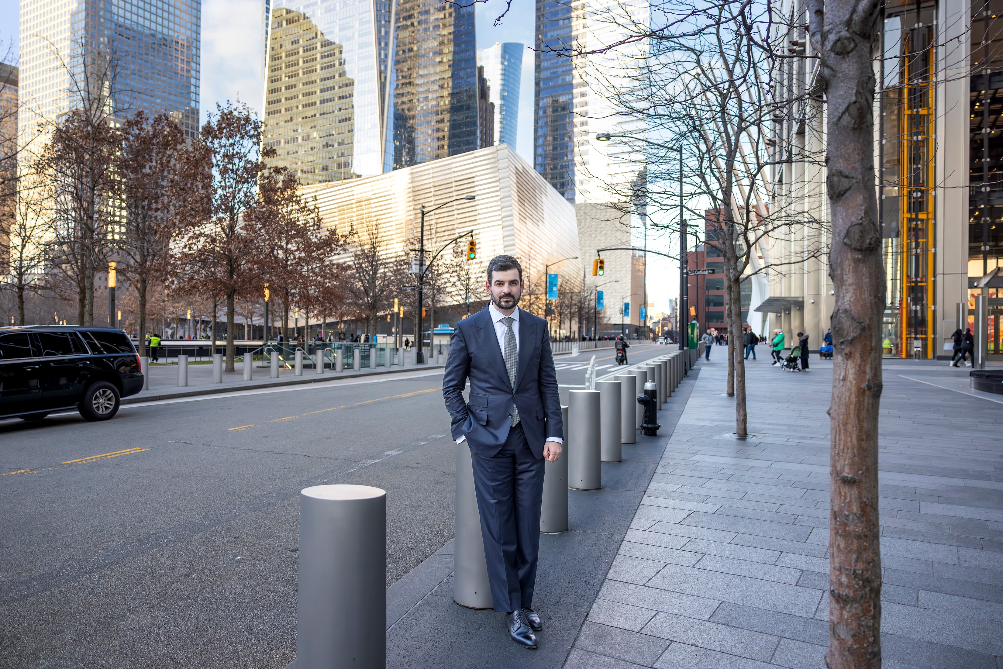 Tudor Coltan at the World Trade Center, New York